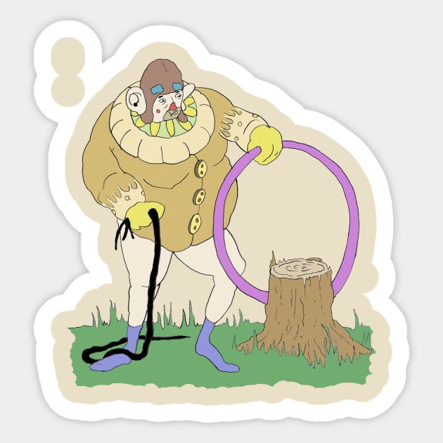 CLOWN STUMP Sticker by Spankriot